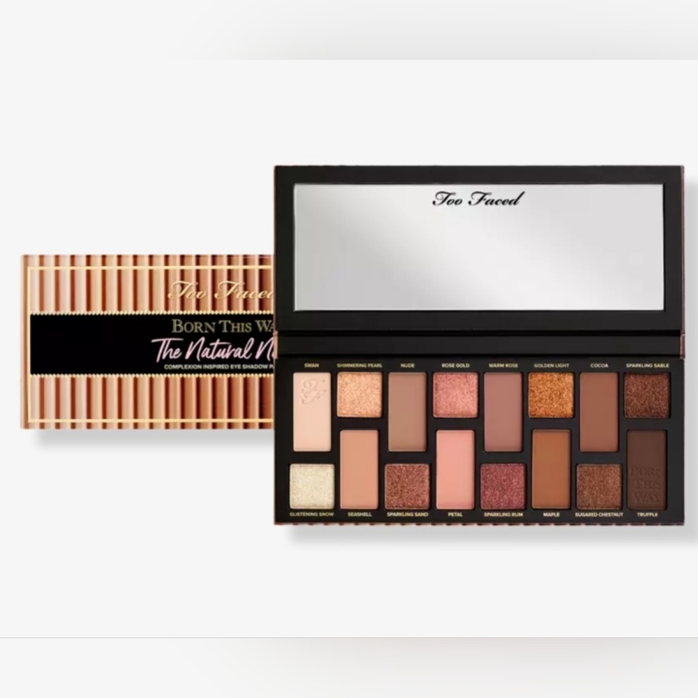 Brand new in box, never swatched. Too Faced Natural nudes eye shadow palette
